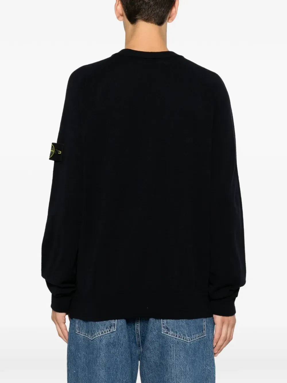 Свитер с длинными рукавами Stone Island, черный — фото 4