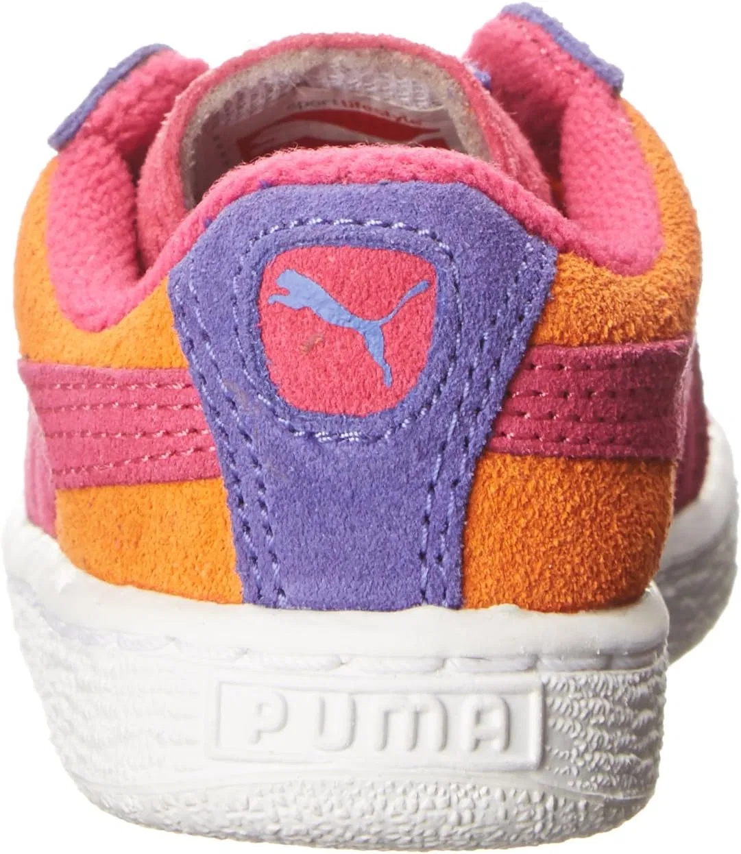 Детские кроссовки Suede для мальчиков PUMA, Orange Fuchsia — фото 3