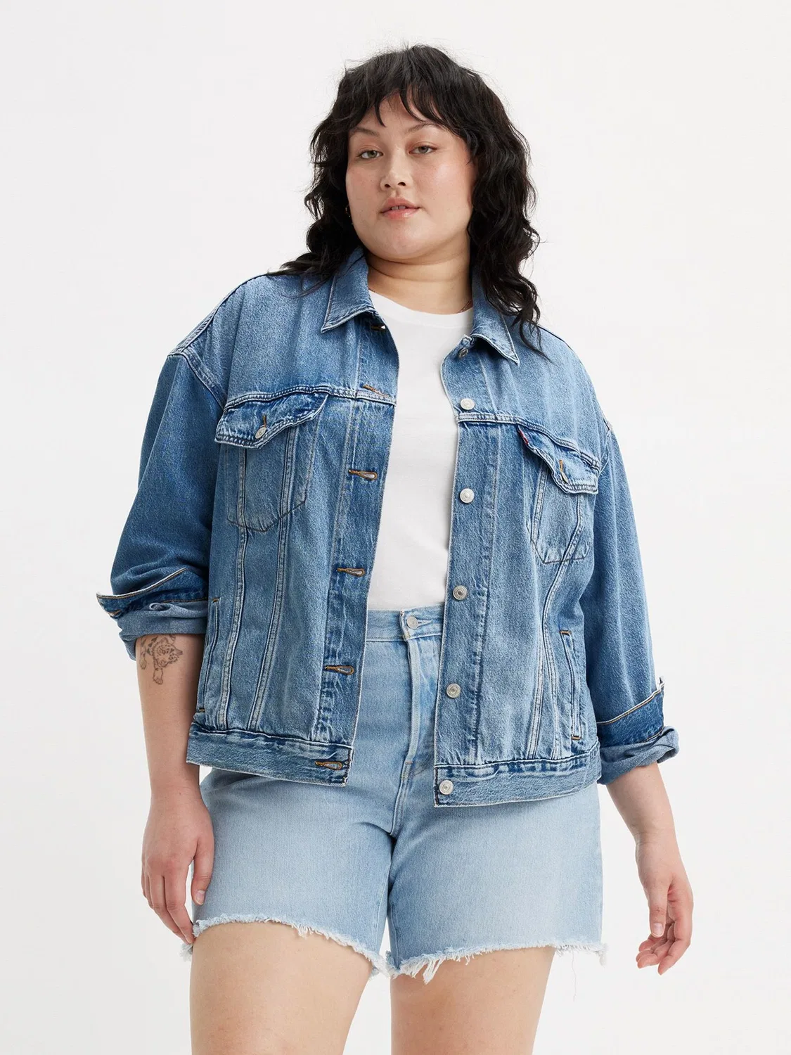 Джинсовая куртка-тракер, 90-е Levi's, Turning Heads — фото 4