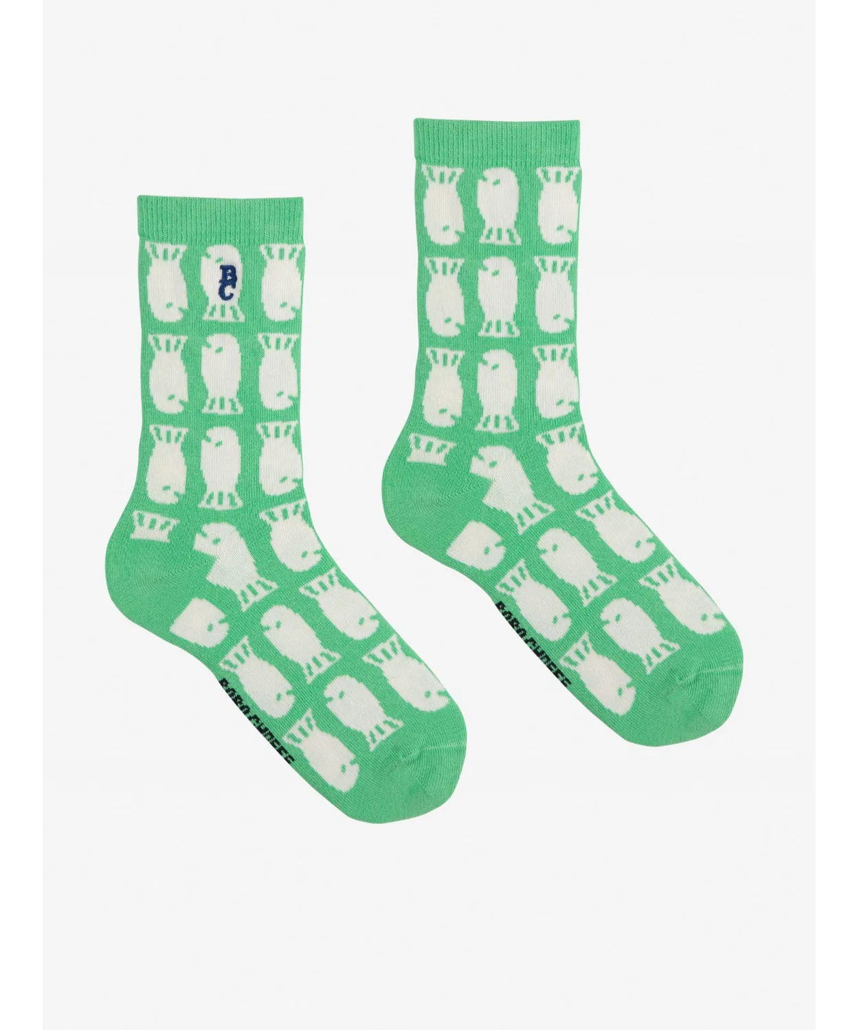 Детские носки с принтом Lucky Fish all over BOBO CHOSES, Light Green