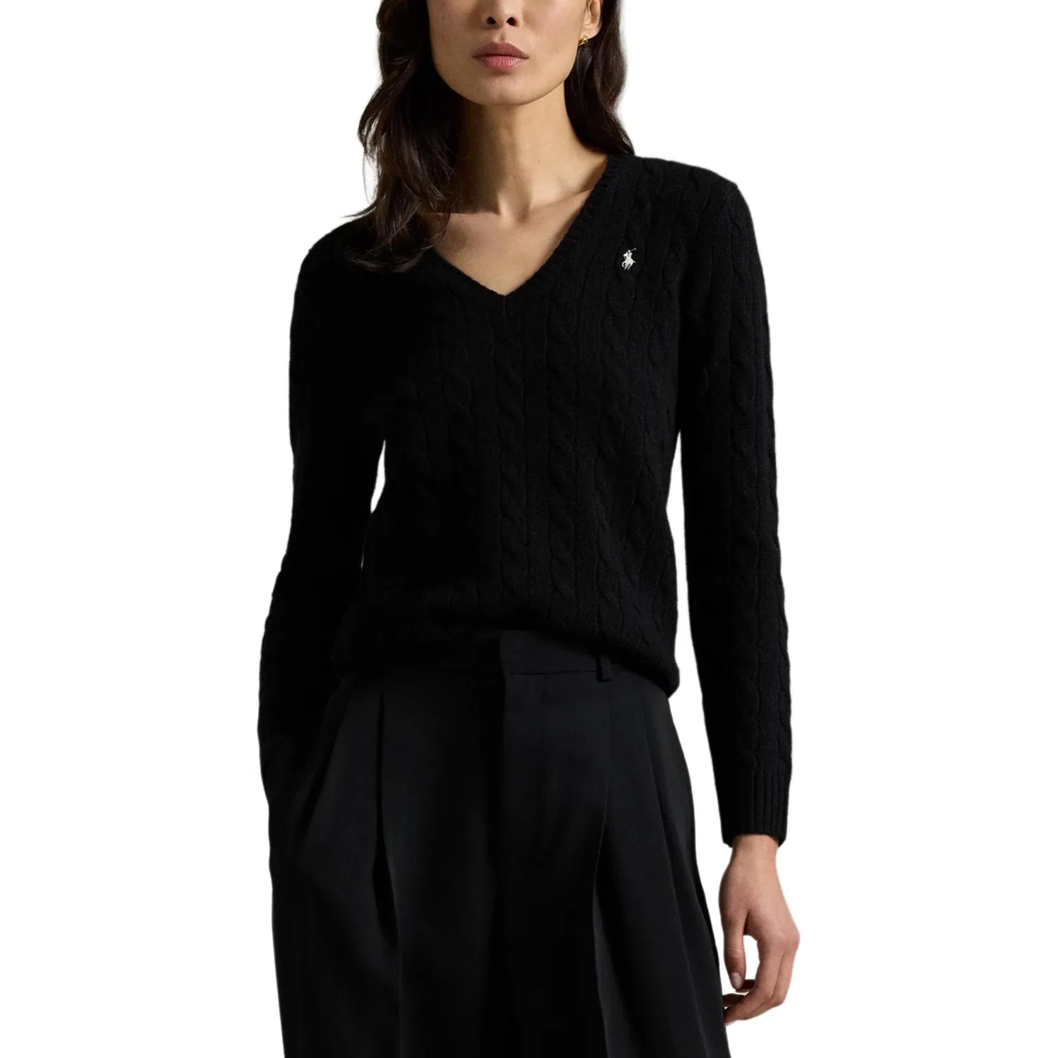Женский свитер Slim Fit Polo Black Polo Ralph Lauren — фото 3