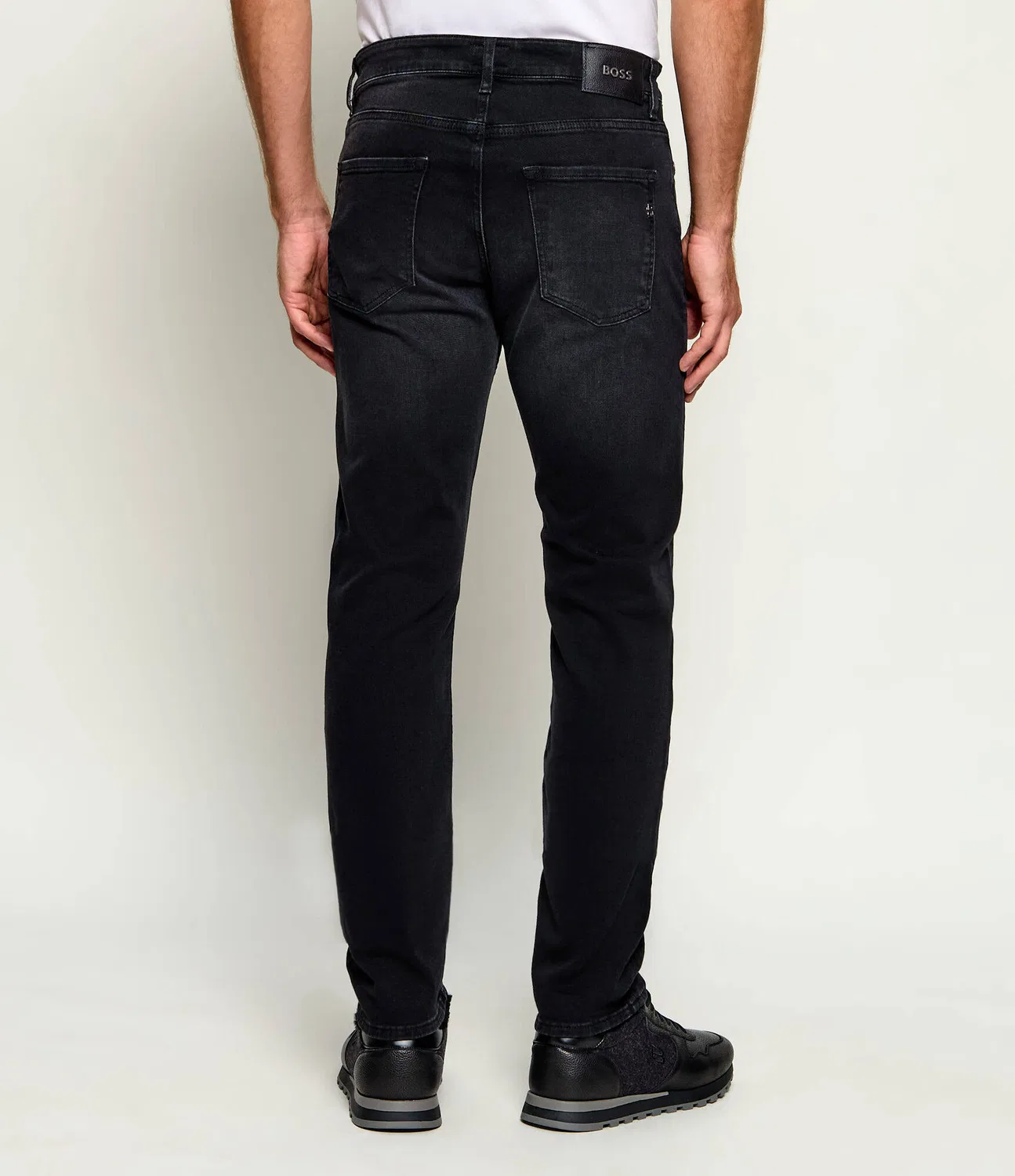 Джинсы slim fit H-Delaware Boss, черный — фото 4