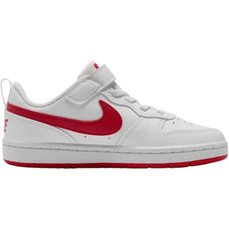 Детские кеды для скейтбординга Nike Court Borough Recraft, Red White — фото 3