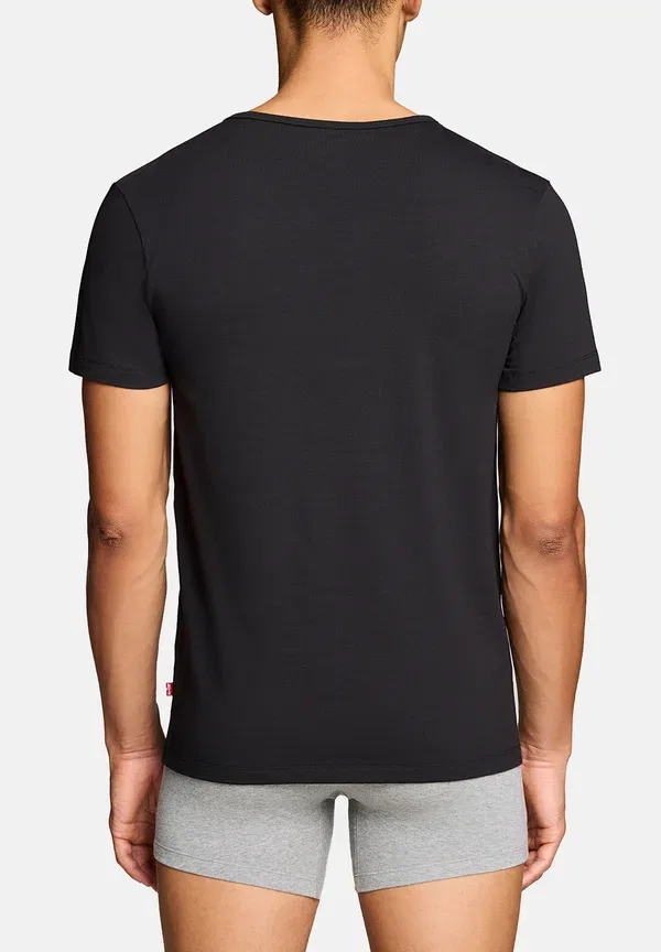 Футболка Levi'S Herren, комплект из 4 шт., мужская Herren Unterhemd V-ausschnitt - майка, черный — фото 2