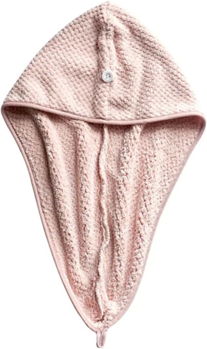 Шапочка для душа микрофибра QYRKYP, 60x24 см, Pink