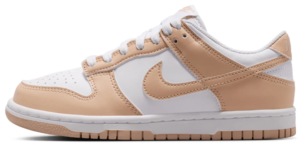 Кроссовки для мальчиков Dunk Low N Nike, цвет White/Shimmer/Shimmer — фото 2