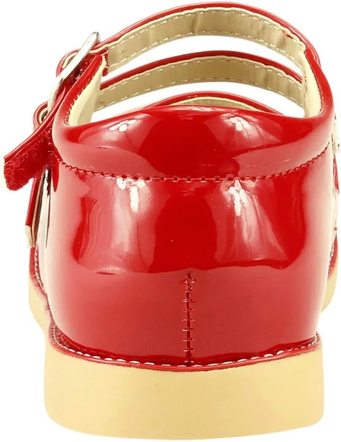 Детские туфли Мэри Джейн для девочек The Doll Maker, Glossy Red — фото 3