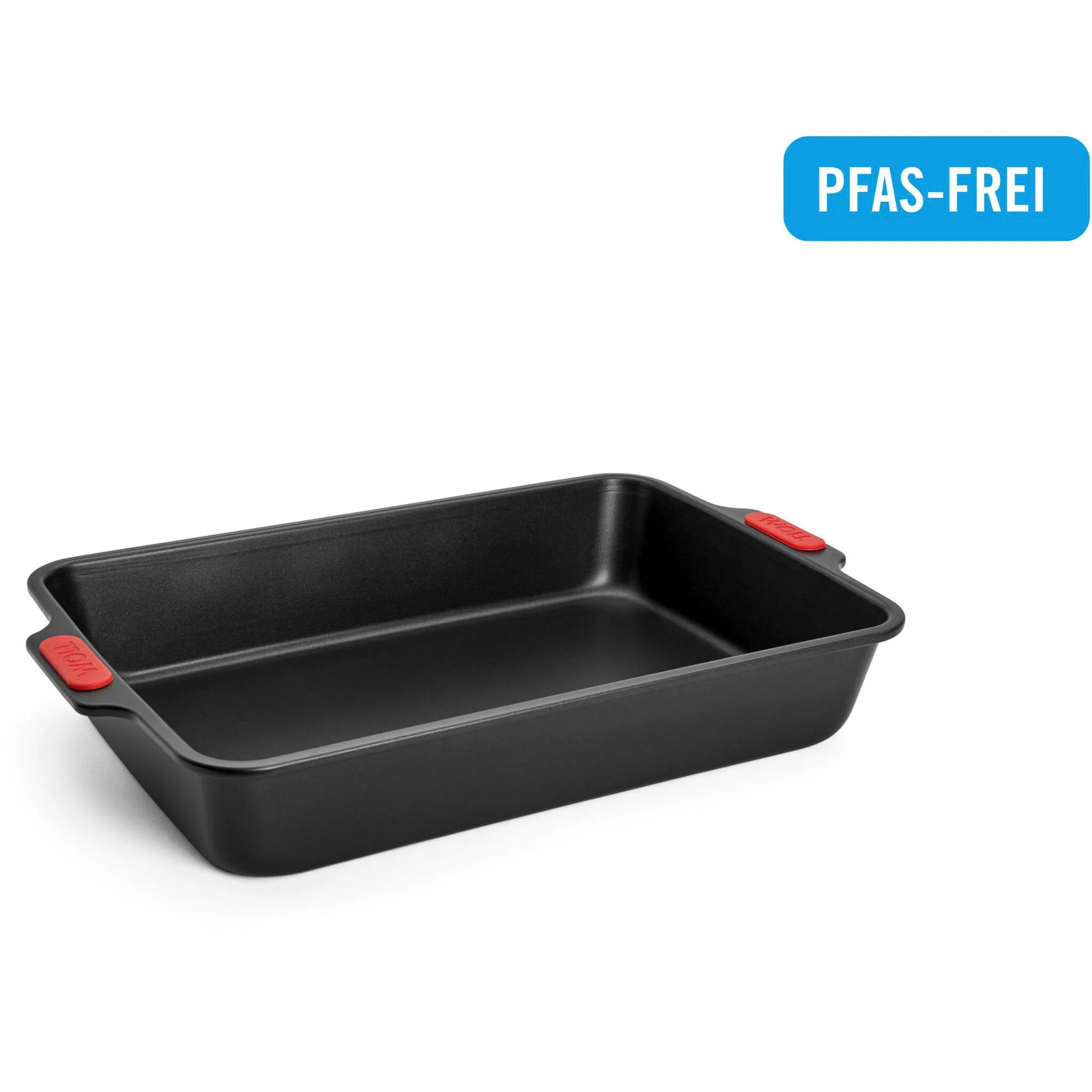 

Форма для выпечки ВОЛЛ» Волль Приступим к выпечке! Форма для кекса, прямоугольная", (1 шт.), с антипригарным покрытием и встроенными силиконовыми ручками, без ПФАС Woll, черный