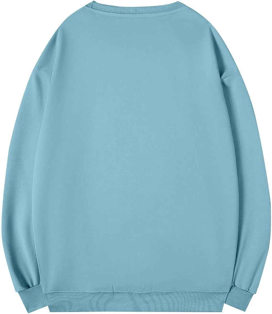 Мужская футболка с круглым вырезом Oversized Long Sleeve, Sky Blue — фото 3