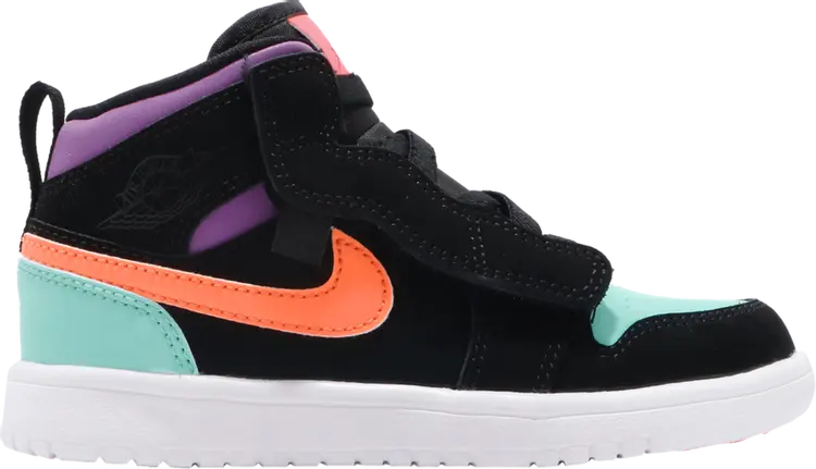 

Кроссовки Air Jordan 1 Mid ALT PS What The, черный