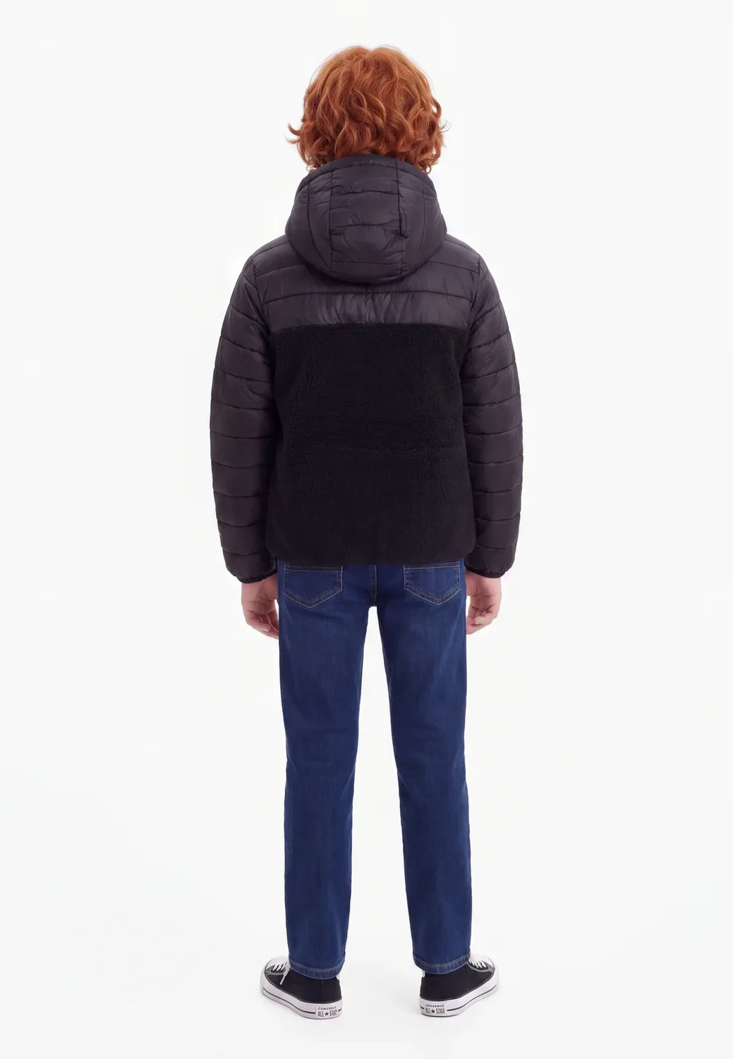 Чешуйчатая двусторонняя зимняя куртка Quiksilver, Black — фото 2
