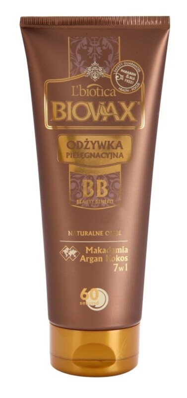 

Увлажняющий кондиционер с мгновенным эффектом L’biotica Biovax Natural Oil