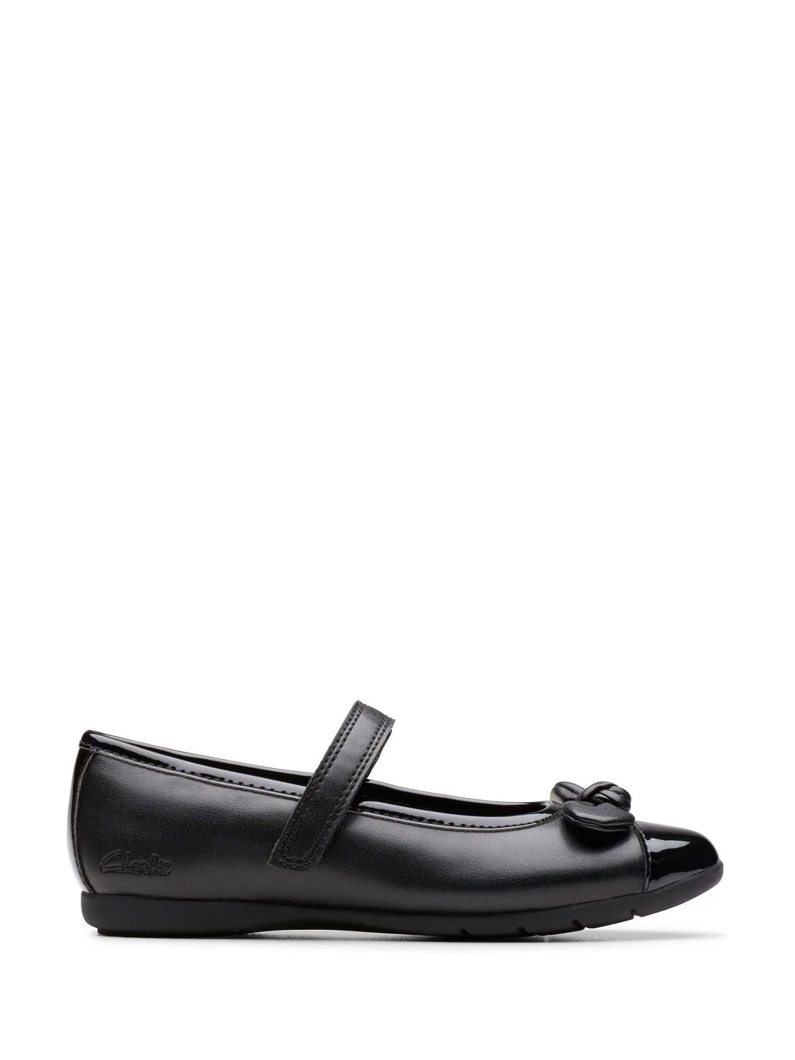 Туфли для танцев Clarks Dance Beam, черные, для девочек — фото 4
