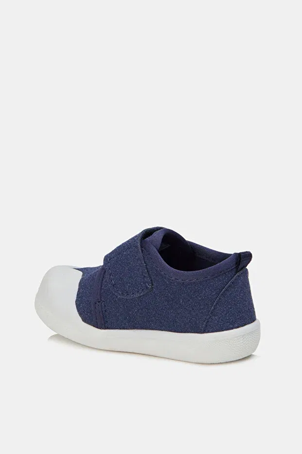 Детские тапочки для мальчиков с липучкой Anka model men's first step bebe smart step daily Vicco, Navy Blue — фото 3