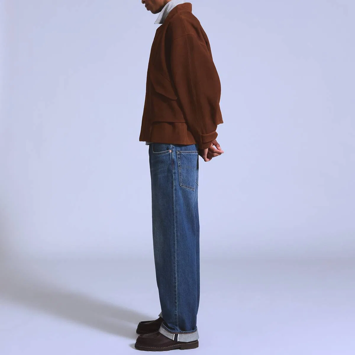 Мужские джинсы Marker с кромкой свободного кроя Levi's, Flyer - Dark Wash — фото 2