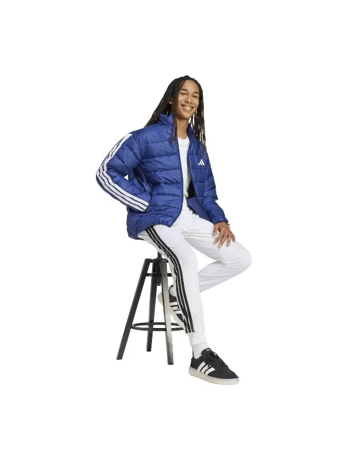 Куртка утепленная с длинным рукавом Ess 3s sd jkt Adidas, темно-синяя — фото 4