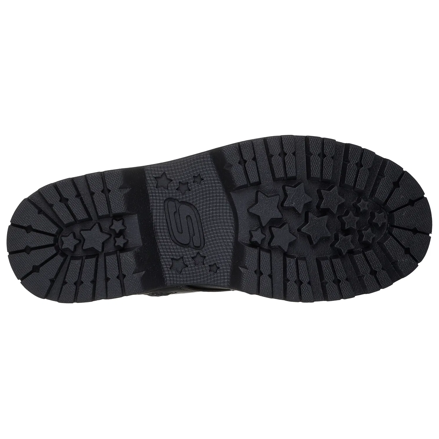 Детские ботинки с платформой и стразами Skechers, Black — фото 3