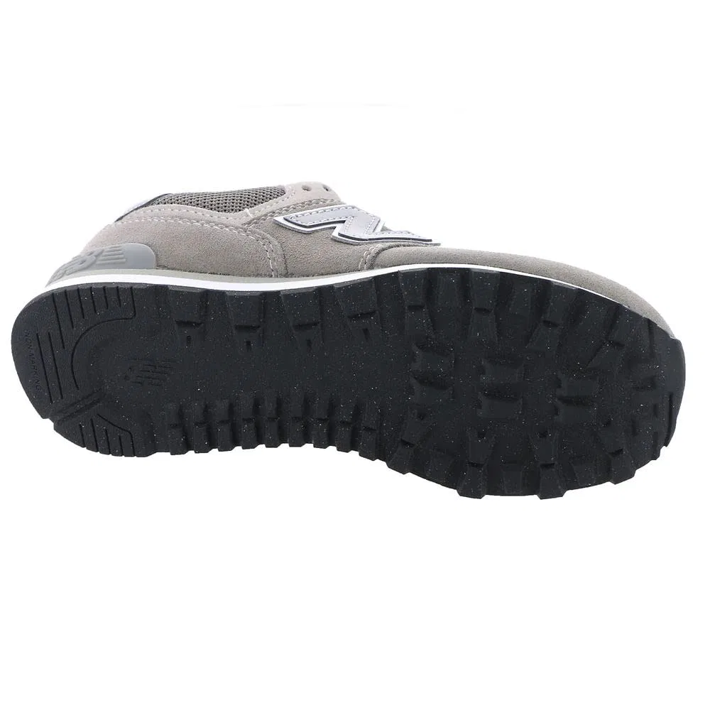 Детские кроссовки для девочек с замшевым верхом New Balance, Grey Vg — фото 3