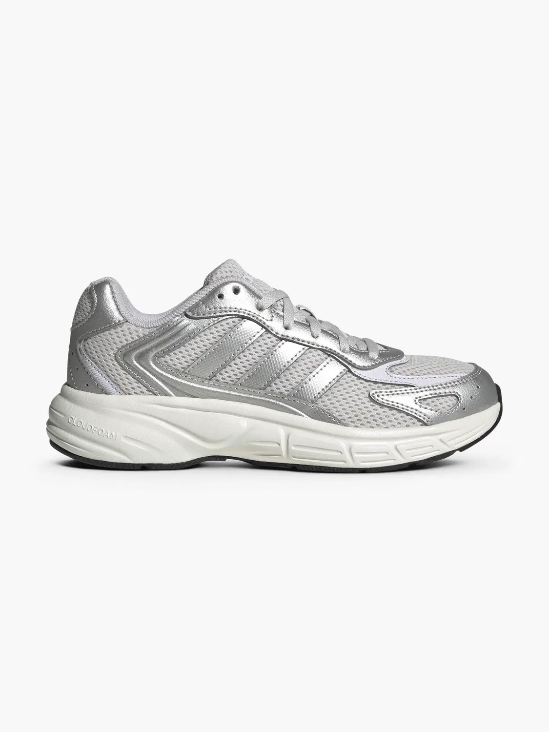 Детские кроссовки на шнуровке Adidas ECLYPTIX 2000 J, серебристый