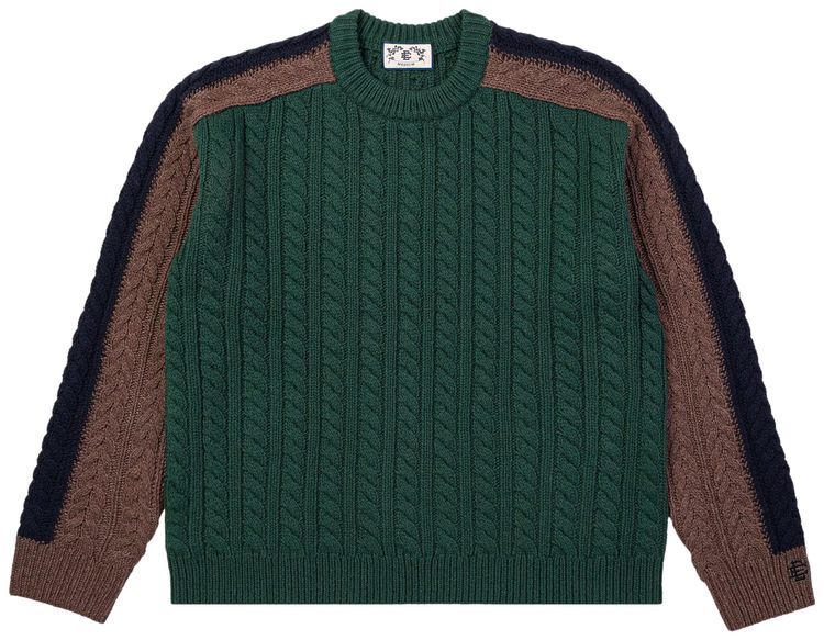 

Вязаный свитер Eric Emanuel EE, зеленый, зеленый