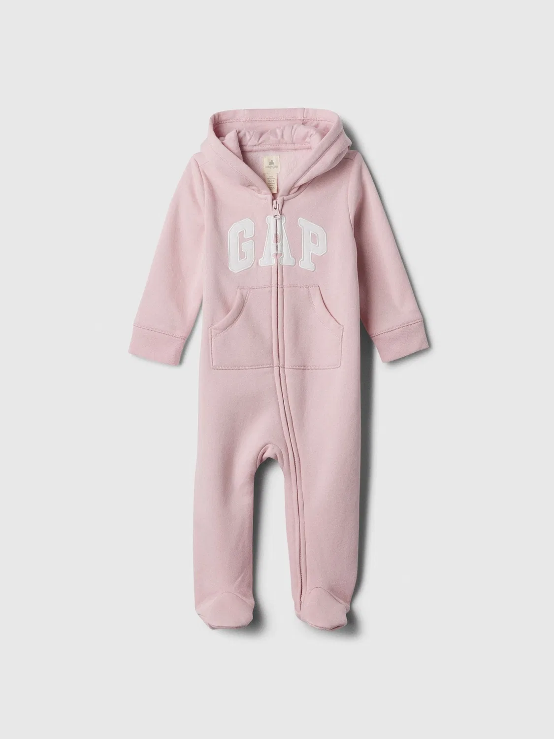 Комбинезон с капюшоном и ушками Gap, розовый