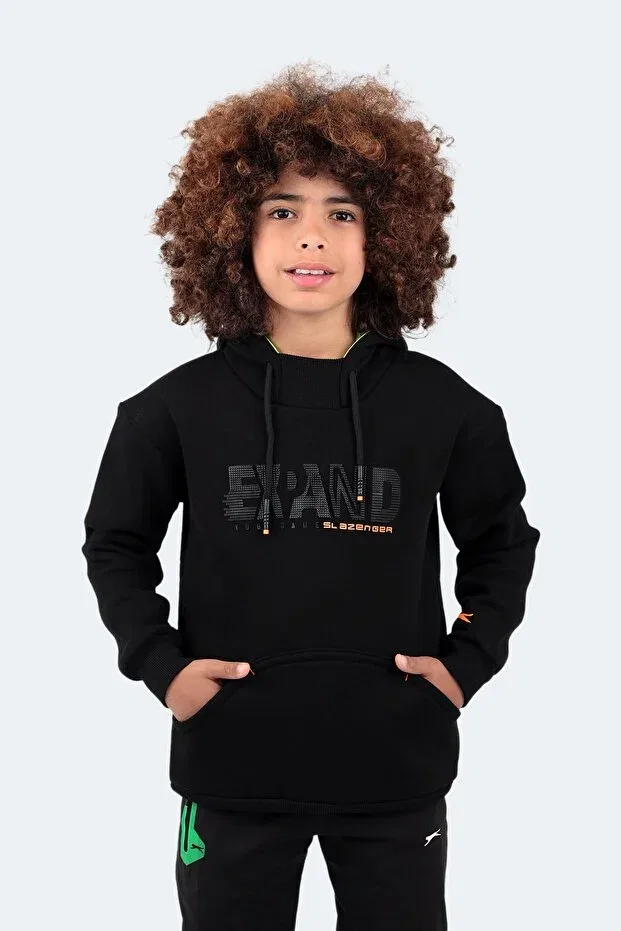 Детская толстовка для мальчиков хлопковая Slazenger, Black