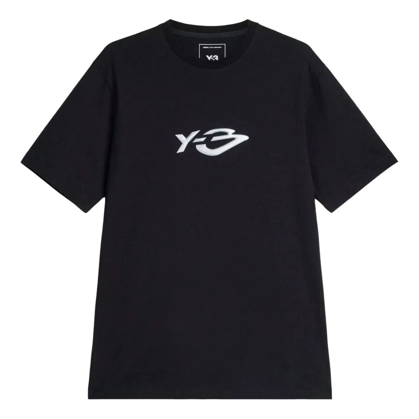 Мужская футболка с принтом Adidas x Y-3 Liquid Logo, черный