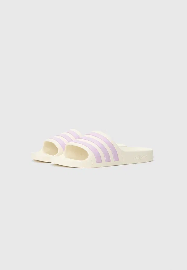 Тапочки для бассейна Adilette aqua унисекс Adidas Performance, сиреневый/кремовый — фото 2