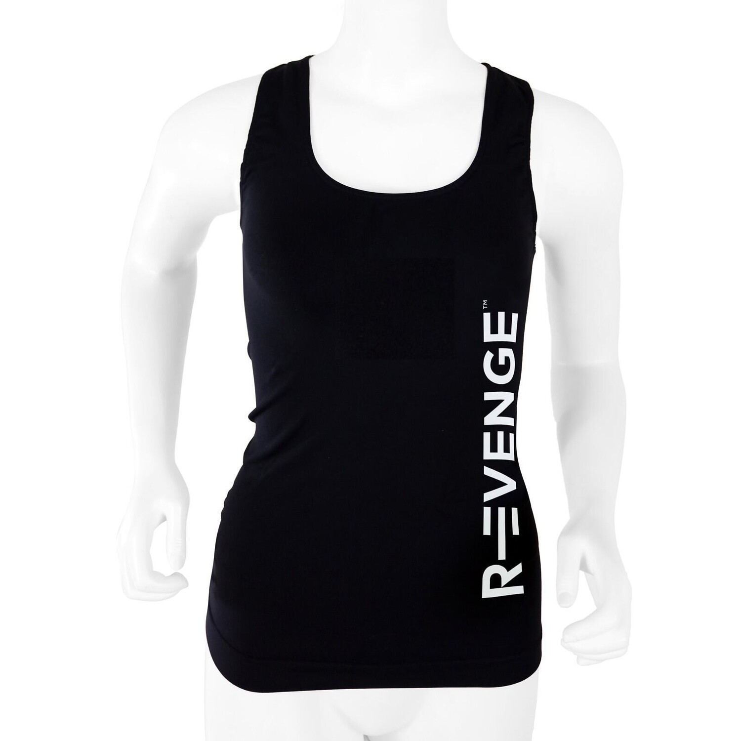 

Женская футболка для фитнеса черного цвета Q-Skin R-EVENGE, черный