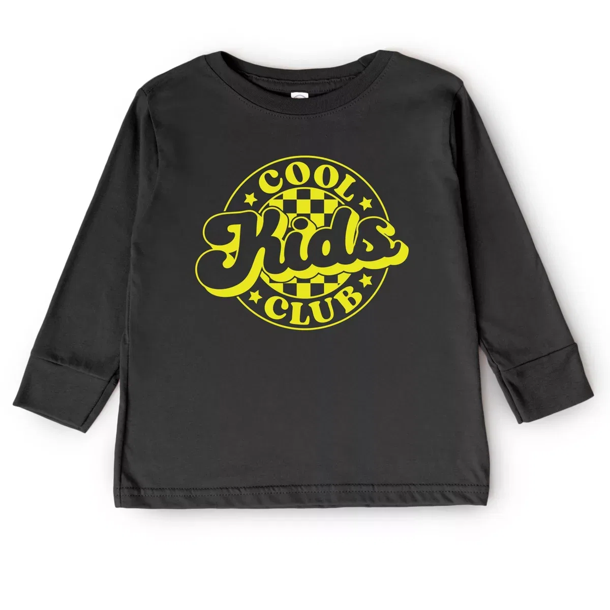 Детская футболка с длинным рукавом с принтом Cool Kids Club Checkered The Juniper Shop, Navy