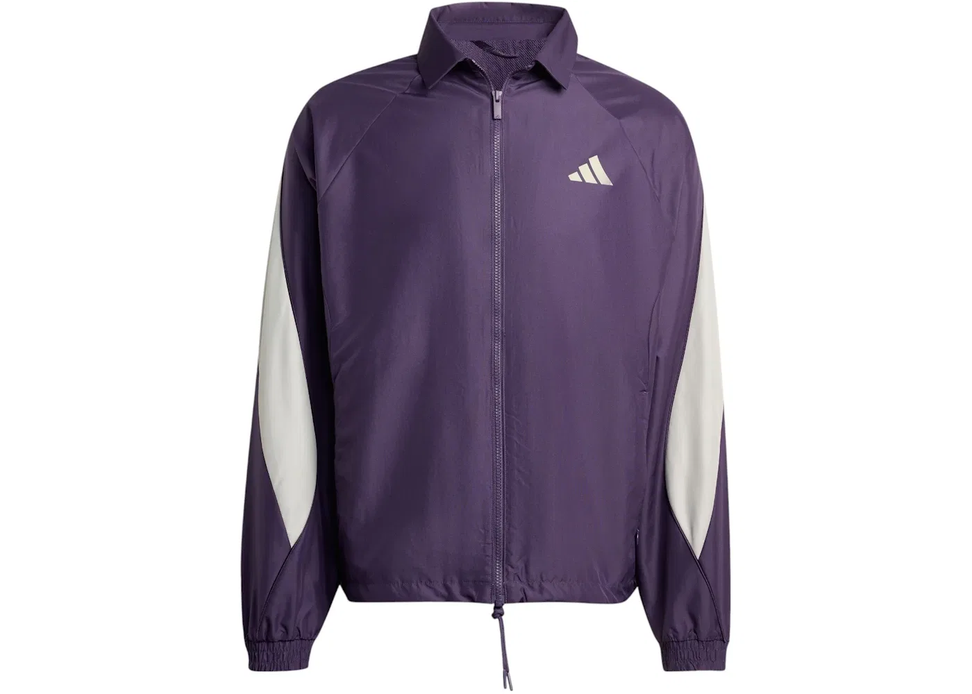 Мужская куртка-трек с принтом Aurora Plum Metal Grey Adidas, цвет Aurora Plum Metal Grey