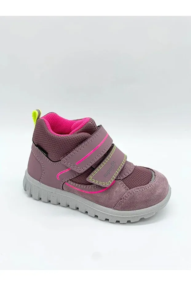 Детские ботинки для девочек на липучках Sport7 grotex mini Superfit, Lilac — фото 2