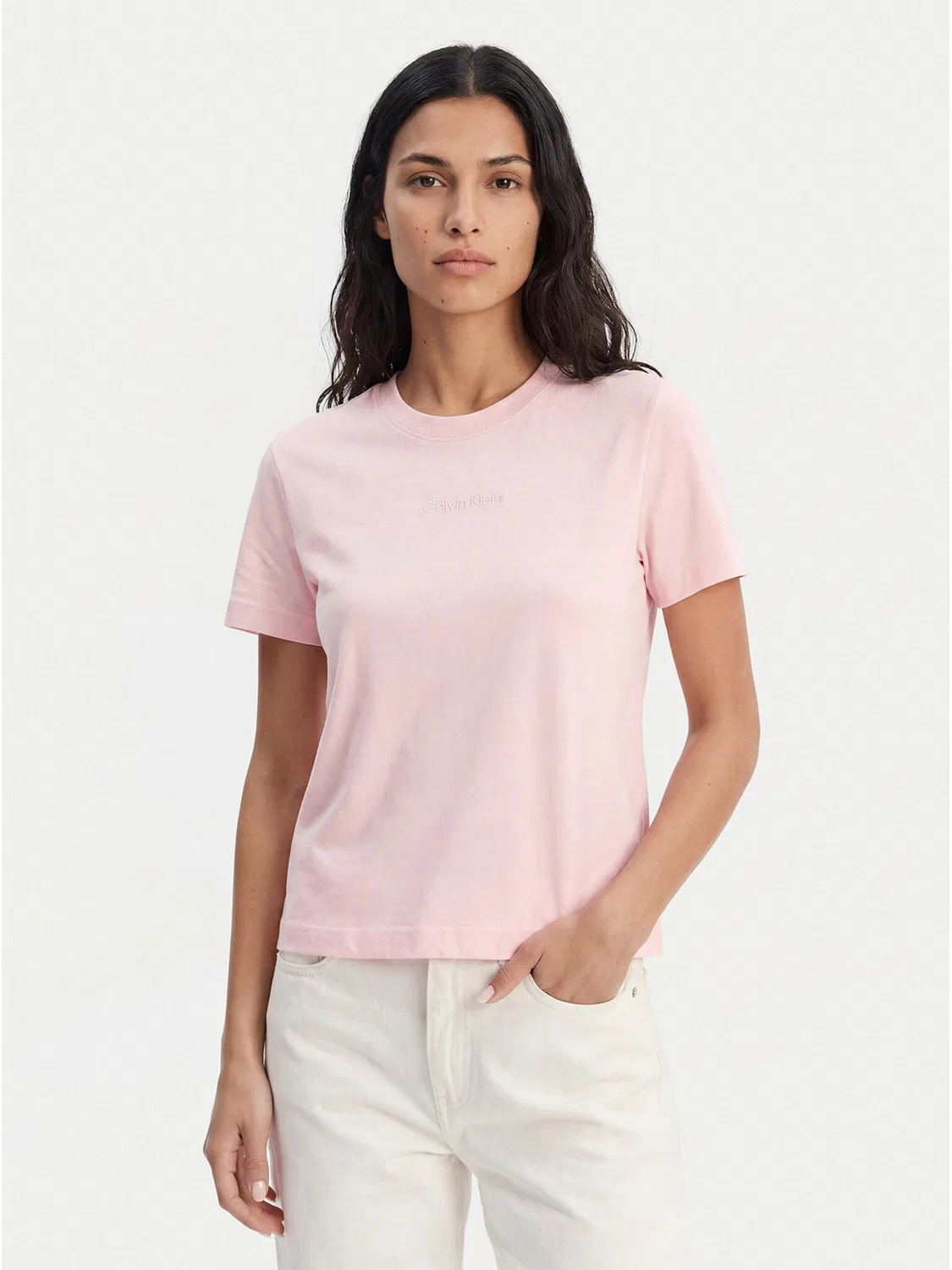 Женская футболка стандартного кроя Calvin Klein, розовый
