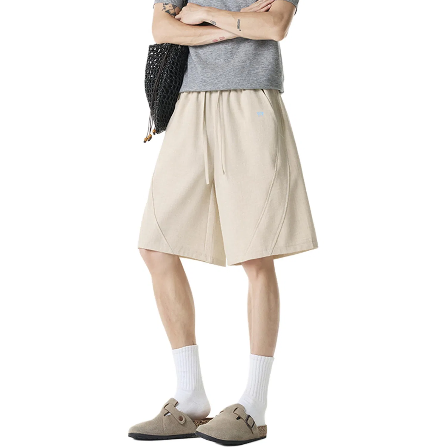 Детские шорты свободного кроя с прямым силуэтом, Casual Shorts Unisex, WARRIOR, Black — фото 3