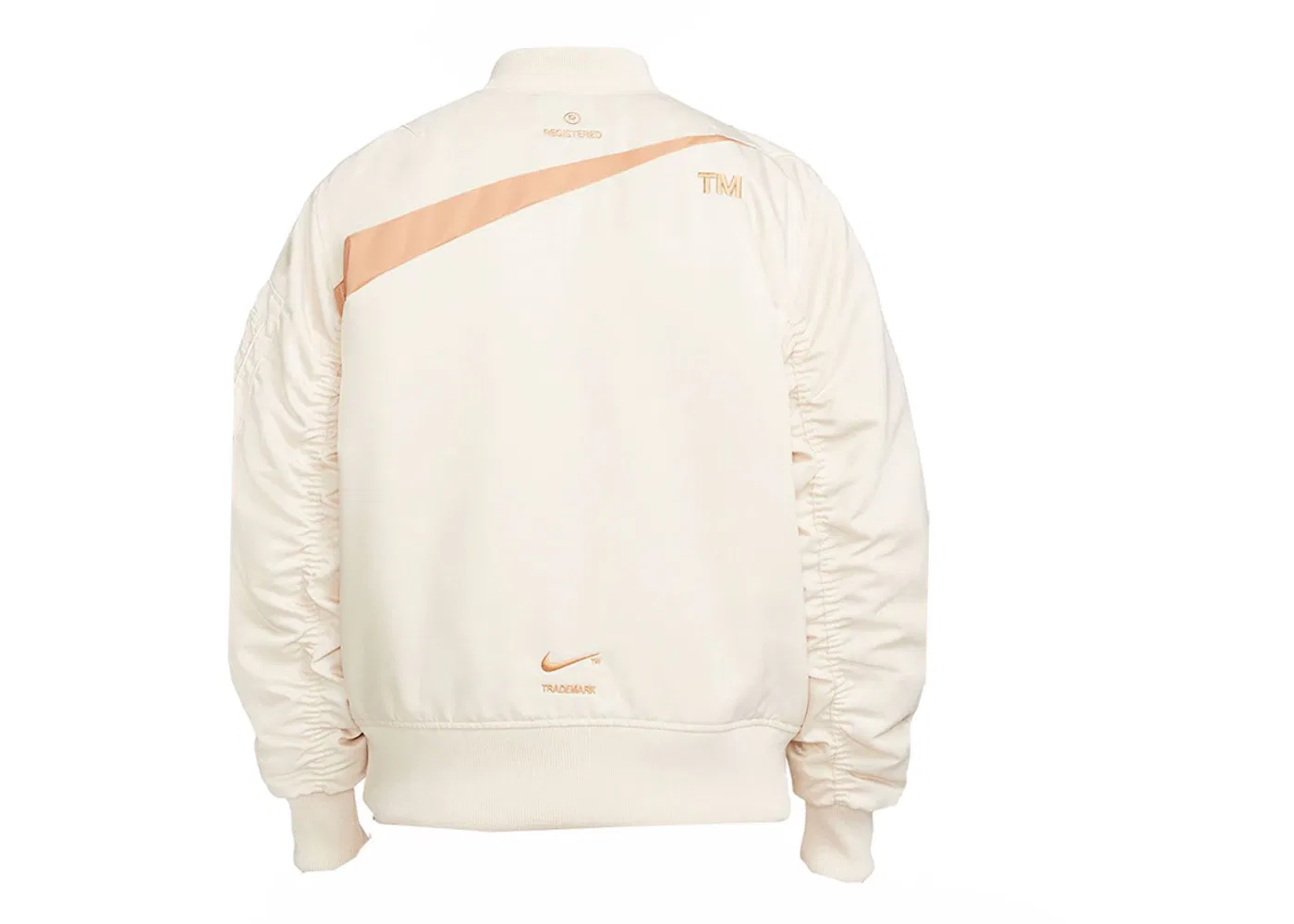 Мужской свитшот с длинным рукавом Nike Sportswear Swoosh Therma-Fit, Creamy White — фото 2