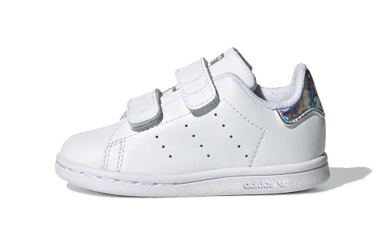 Детские кеды Stan Smith с застежкой-липучкой, Adidas Originals, Белый