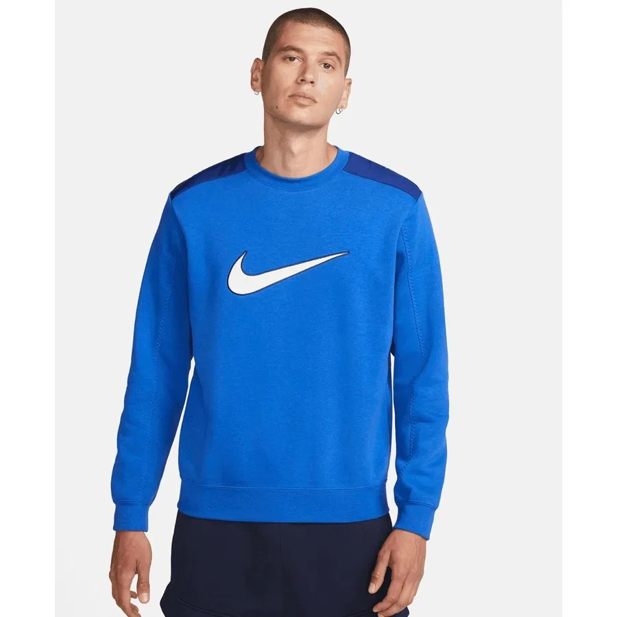 Мужской свитшот с принтом Sportswear Nike, Синий