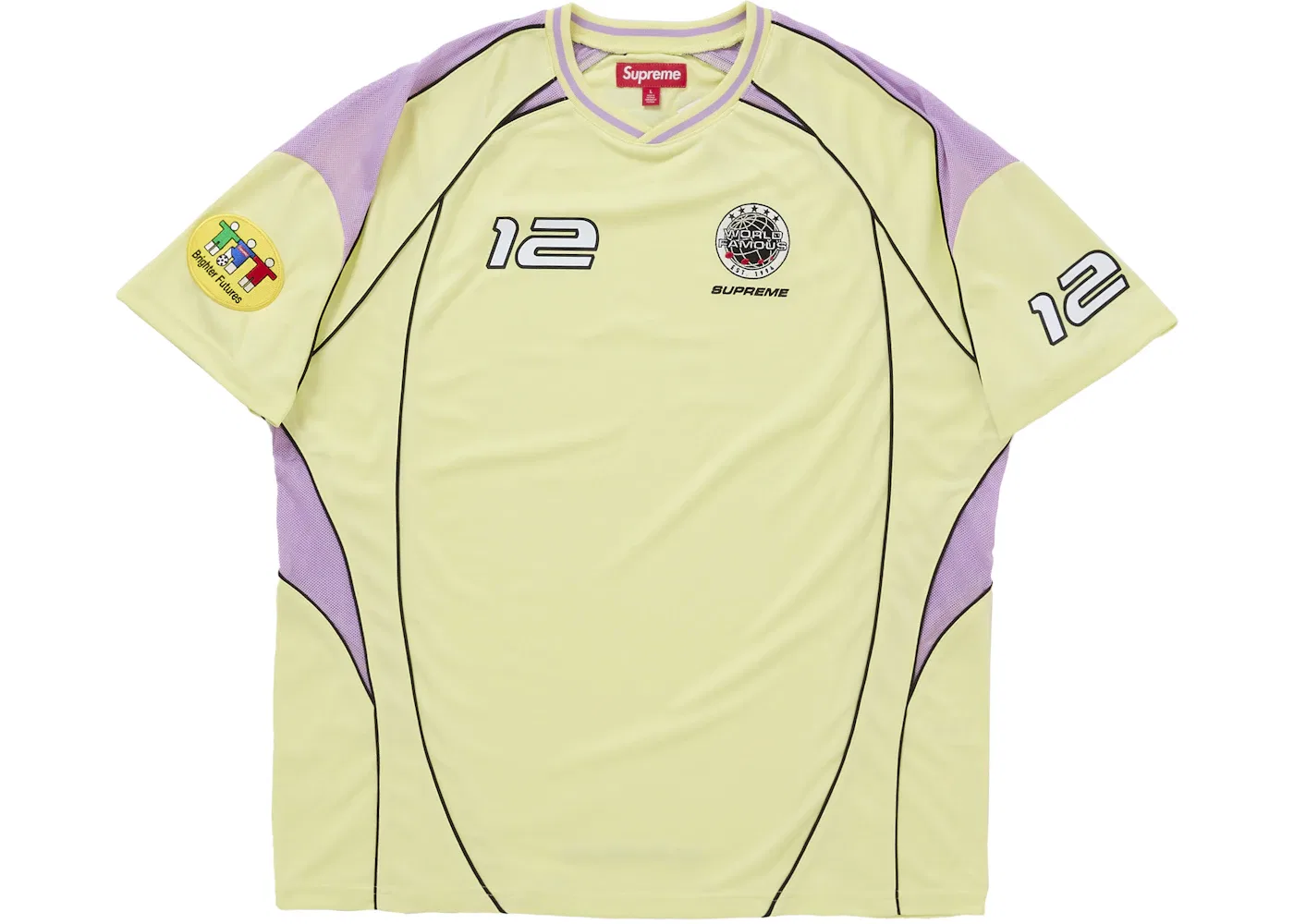 Мужская футболка с принтом Jersey Supreme, Yellow