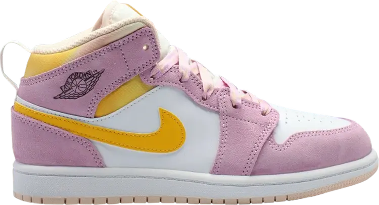 

Кроссовки Air Jordan 1 Mid SE PS Arctic Pink, розовый