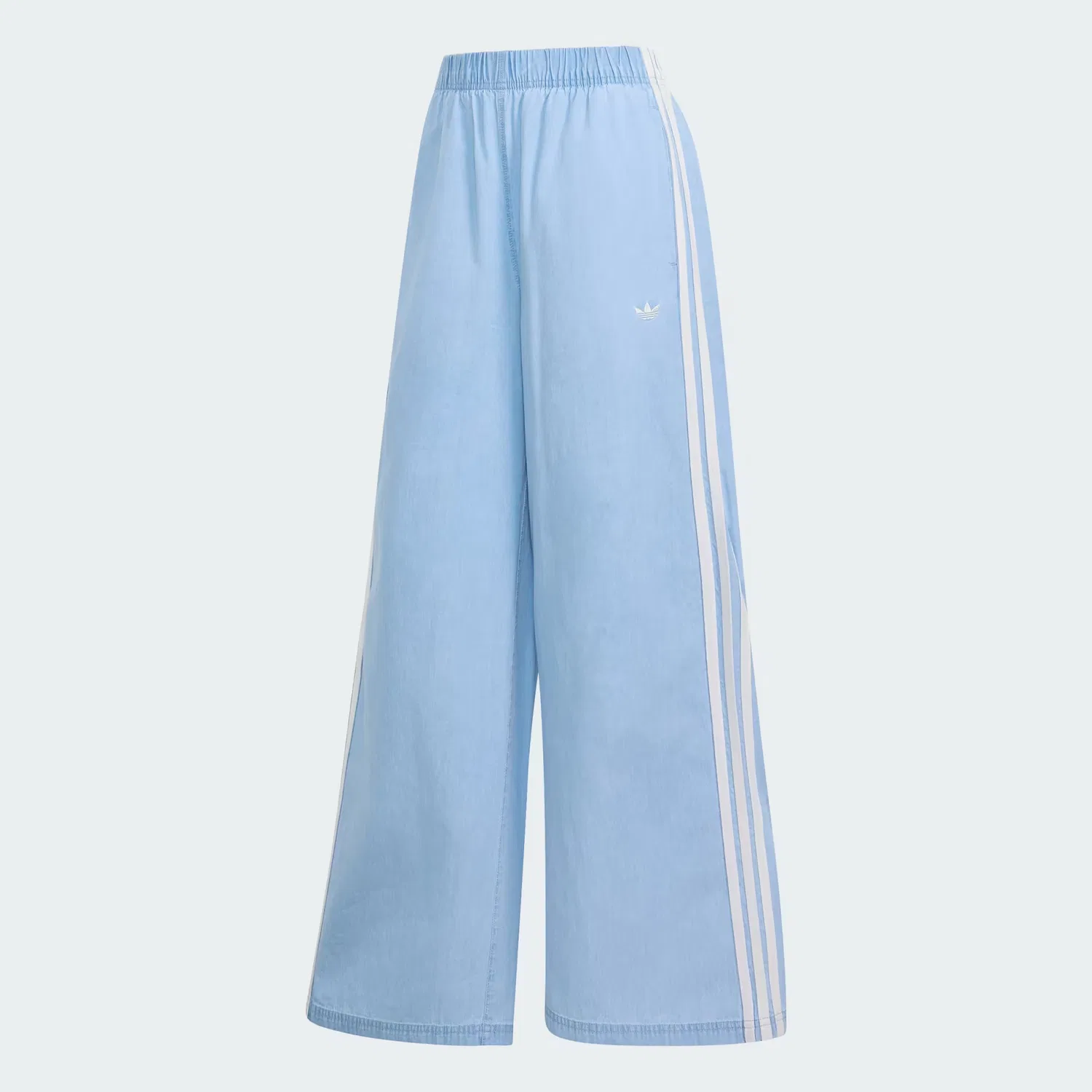 Женские широкие брюки из денима Summer Glow Adidas Originals, светло-синий — фото 4