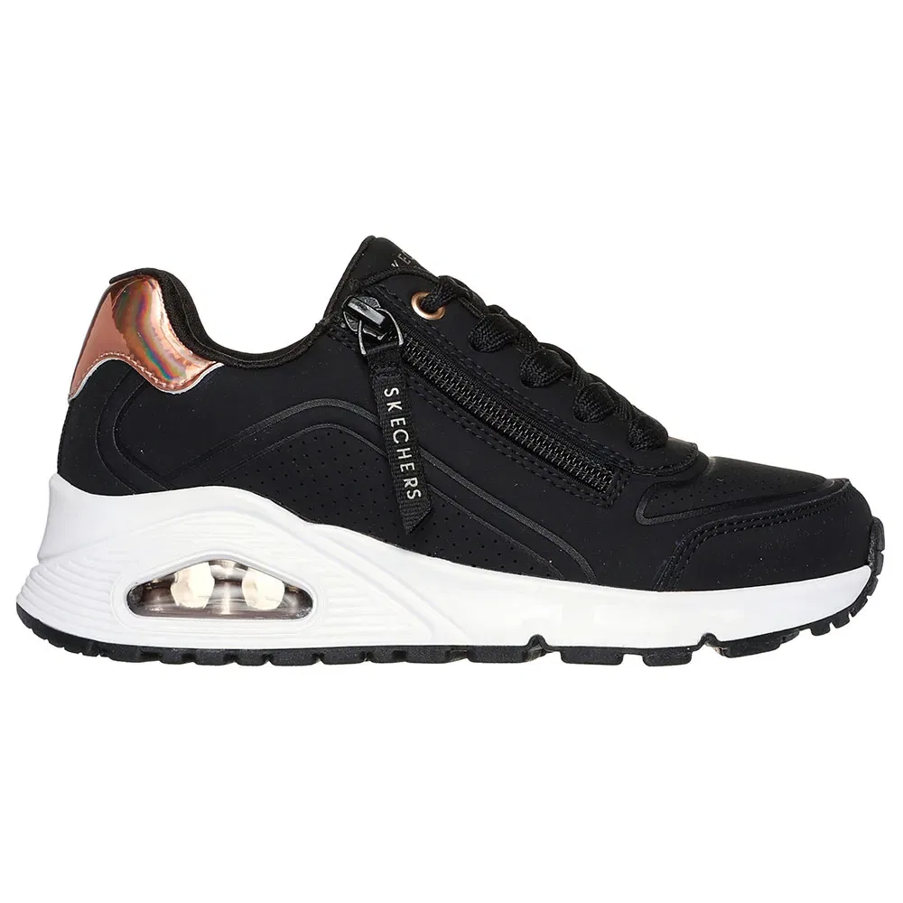 Кроссовки Uno Gen1 Zip And Stride Skechers, черный