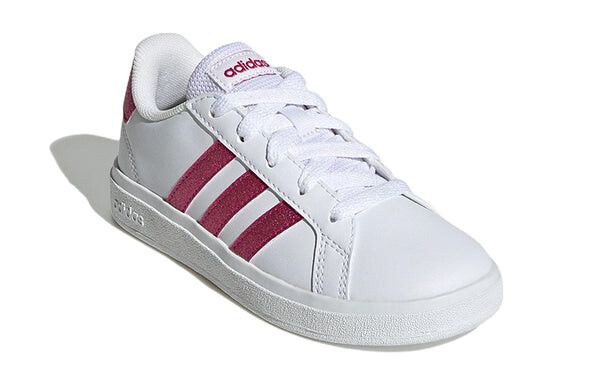 Кроссовки (GS) Adidas Grand Court 2.0 Lifestyle Tennis Shoes 'White Real Magenta', белый — фото 3