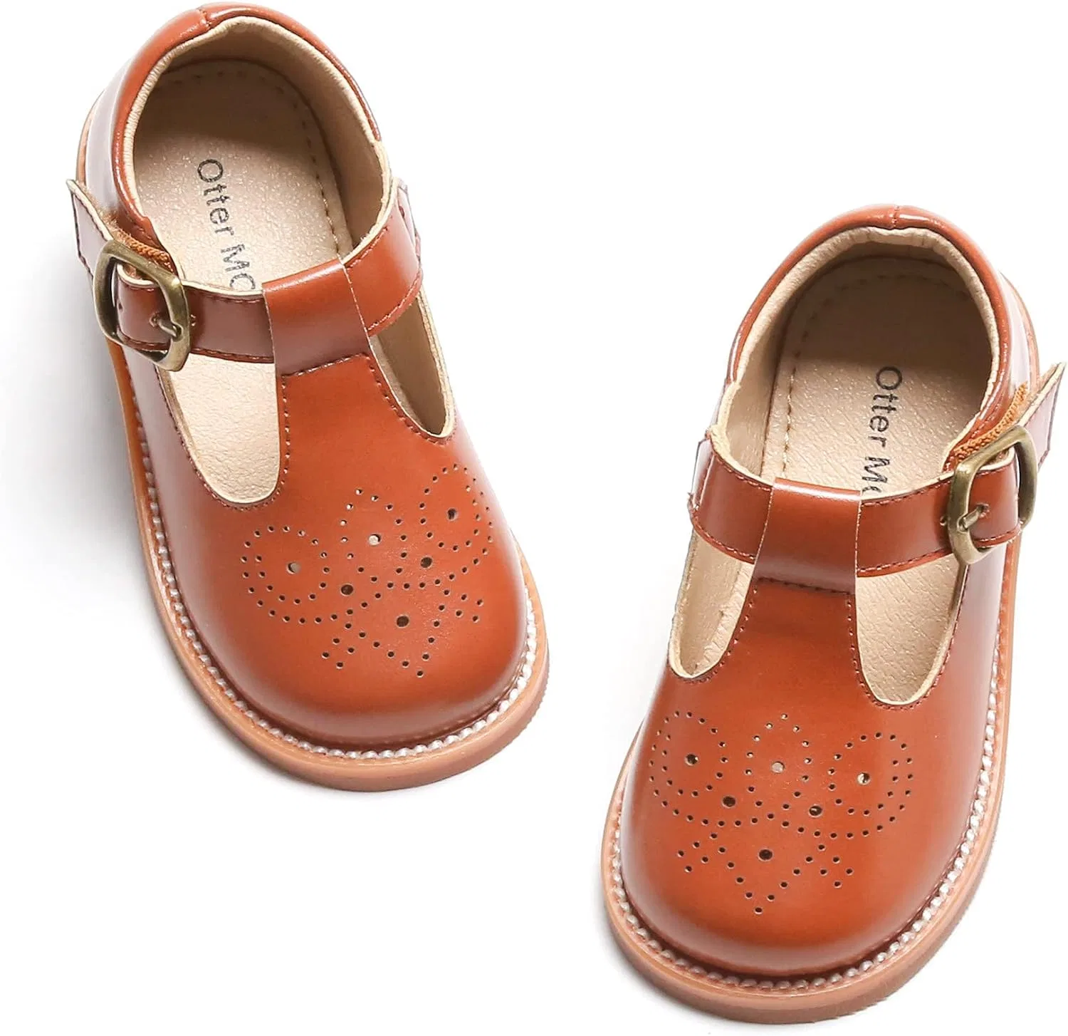 Детские туфли-оксфорды для девочек Otter MOMO, Brown