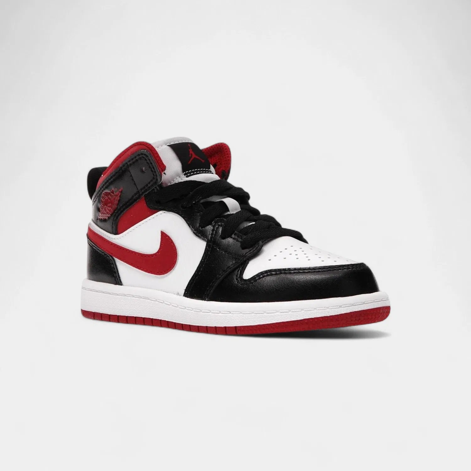 Детские кроссовки Jordan 1 Mid Gym Red Black White, Jordan, Rot — фото 2