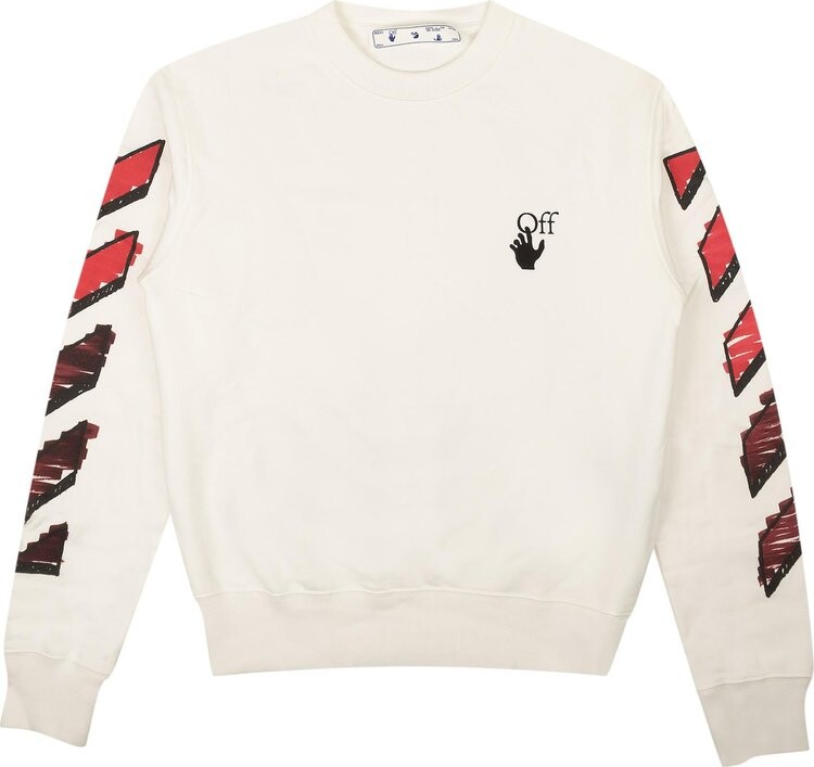 

Толстовка Off-White Marker Arrows Crewneck Sweatshirt 'White', белый