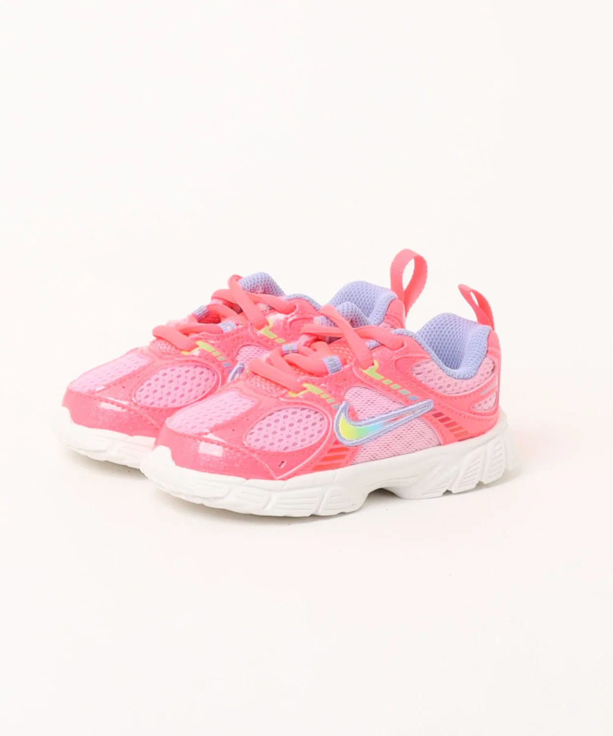 Детские кроссовки с принтом V5 RNR Lace BT NIKE, Hot Punch/Multicolor/Pink Rise
