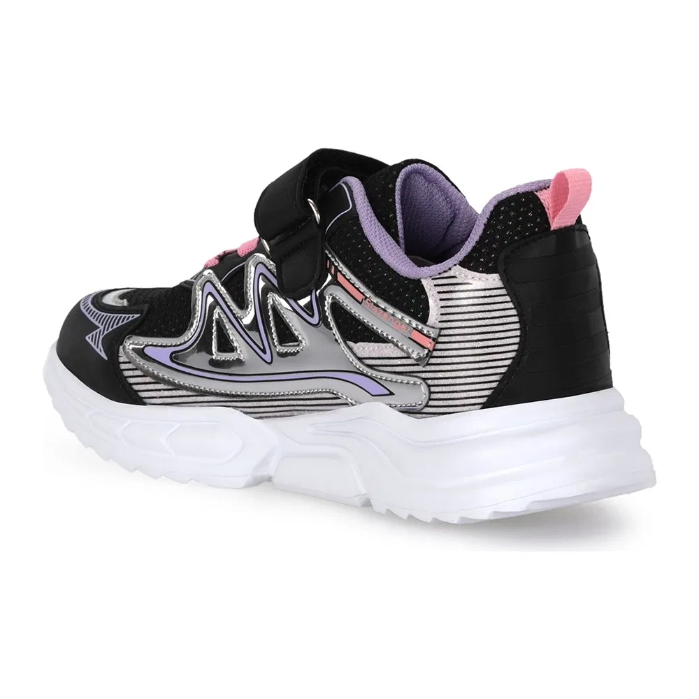 Детские кроссовки для девочек Slazenger Kyrıe New F, Black Purple — фото 3