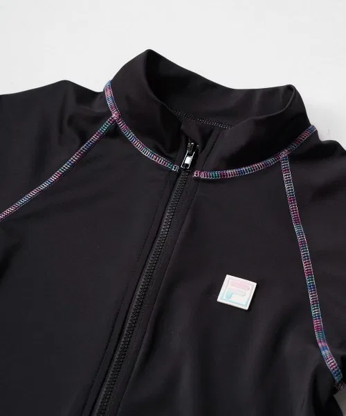 Детский рашгард с длинным рукавомRainbow Stitch FILA, Белый — фото 4