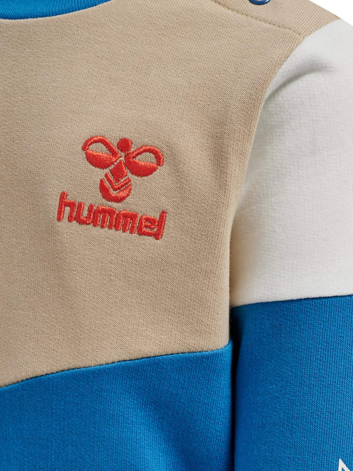 Детский свитшот с длинным рукавом Hmlfinn Hummel, Blau Turkisblau Kometblau — фото 3