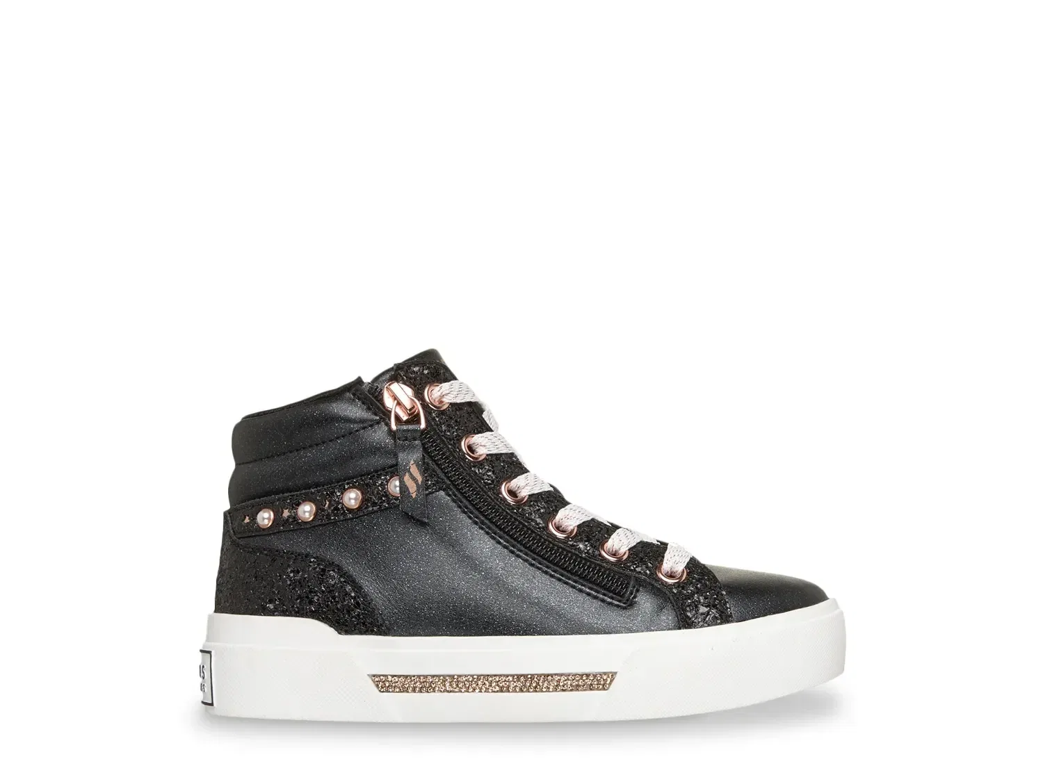 Кроссовки высокие Aura LX, детские, Skechers, черный — фото 4
